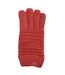 Womens/ladies Multimix Iv Cable Knit Gloves Mineral Red Regatta-2