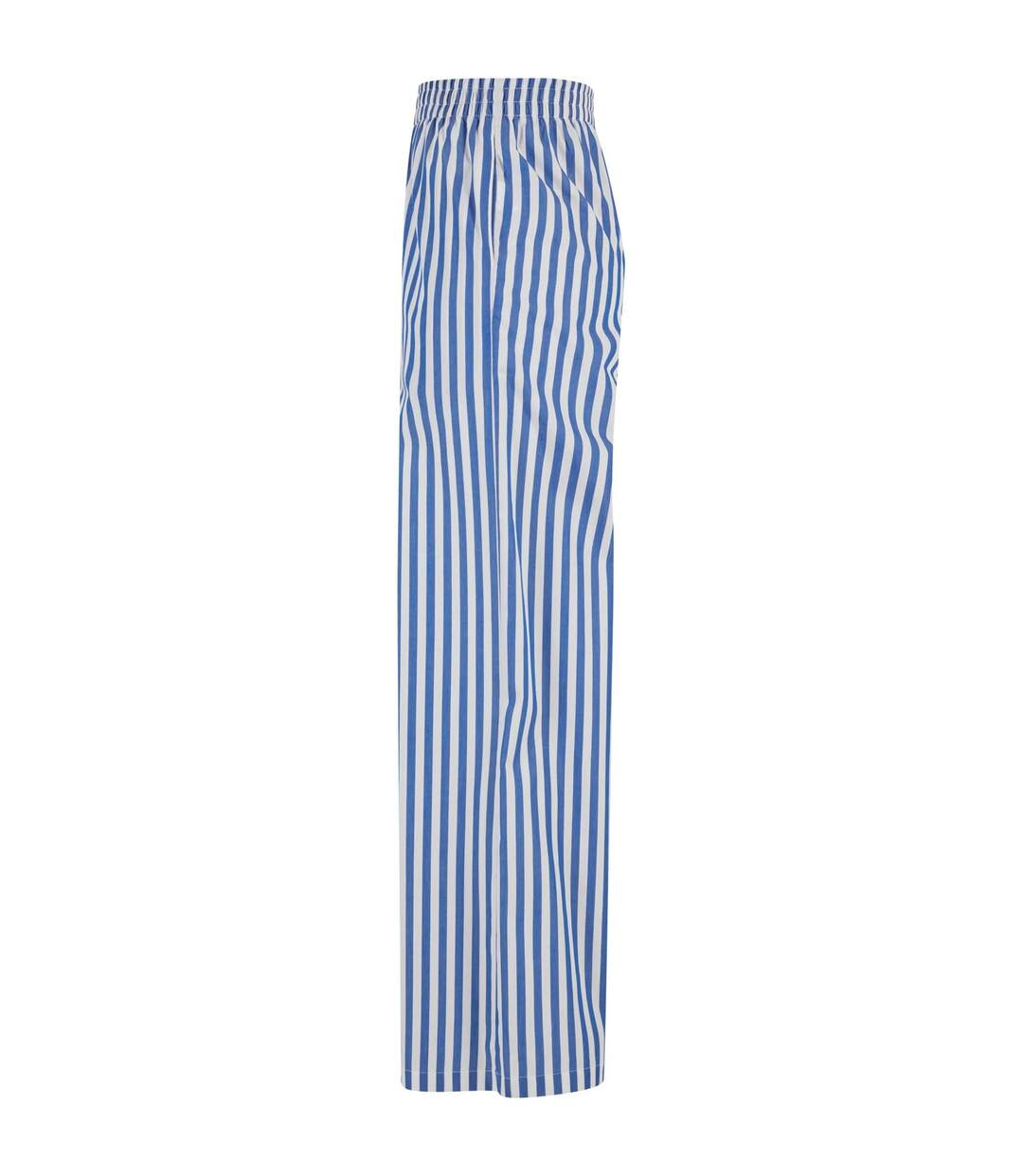 Pantalon Femme Blanc Bleu Urban Classics-3