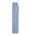 Pantalon Femme Blanc Bleu Urban Classics-3