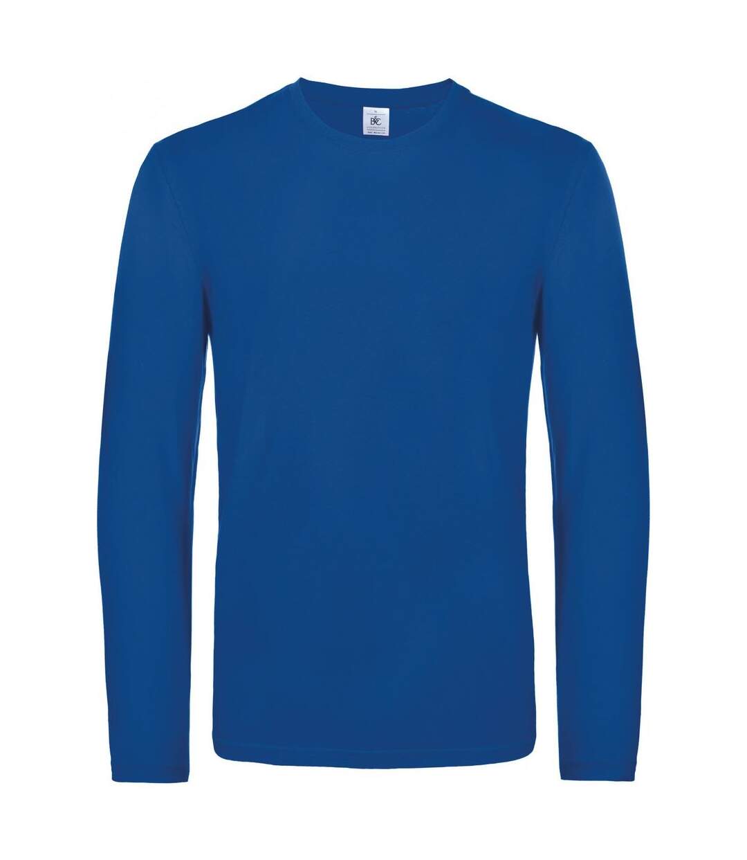 T-shirt manches longues homme - col rond - E190LSL - bleu roi