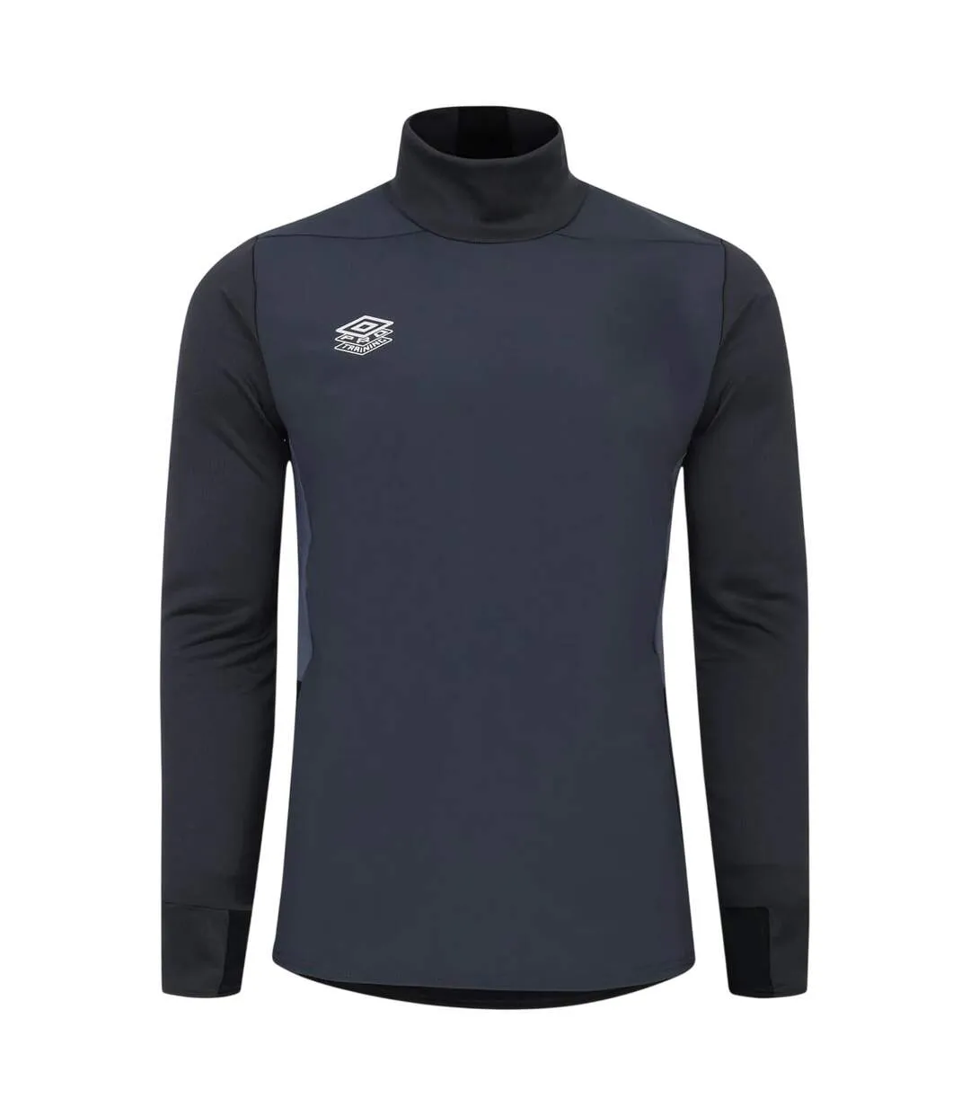 Mens Logo Drill Top Carbon Umbro-1