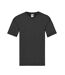 T-shirt original homme noir Fruit of the Loom