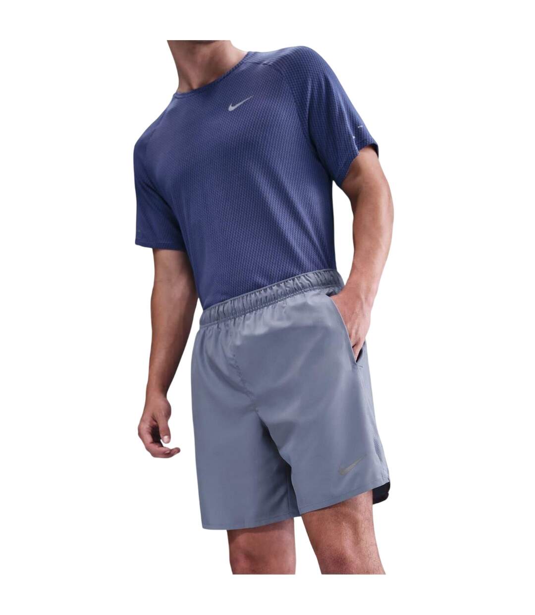Short De Course Challenge Homme Bleu Indigo Nike-2