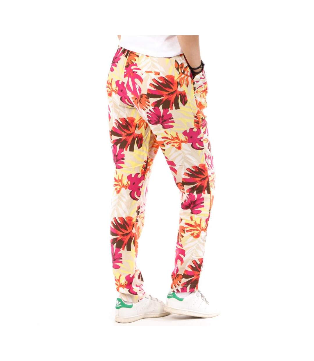 Pantalon Orange à fleurs Femme Only Nova Life - 34