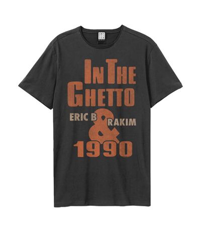 T-shirt In The Ghetto Adulte Charbon Amplified