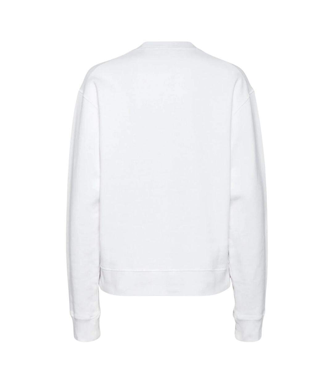 Sweat Motif/style Logo Milano Homme Blanc Ocre DSquared2-2
