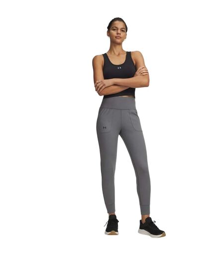 Womens/ladies Motion Leggings Green Black Under Armour