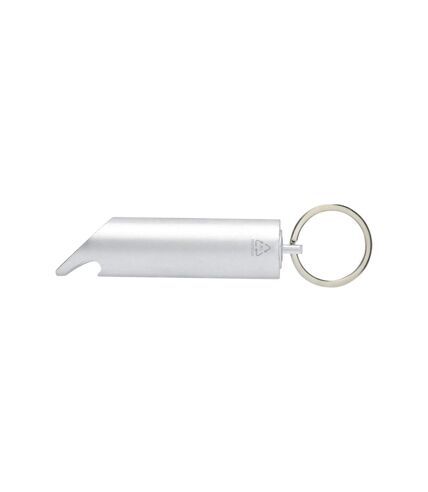 Flare Recycled Aluminium Torch Keyring (Silver) (One Size) - UTPF4260