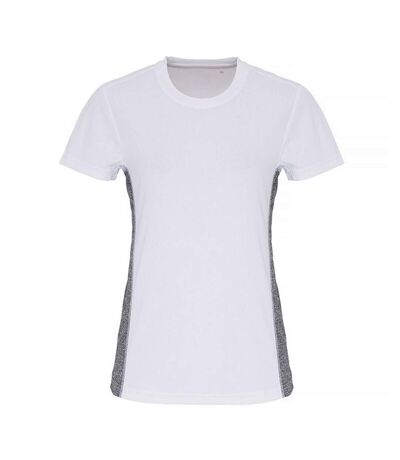 T-shirt femme blanc / noir TriDri