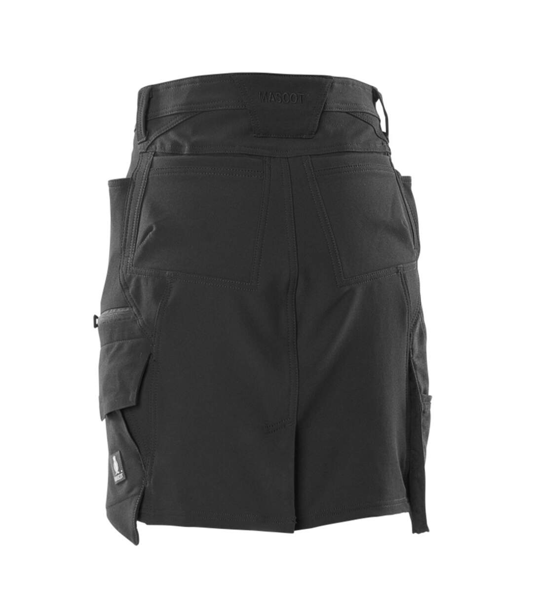 Womens/ladies Accelerate Skirt Black Mascot-2