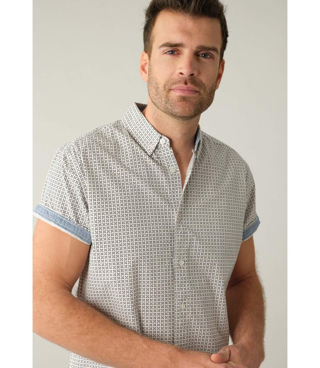 Chemise à manches courtes pour homme BOGY-4