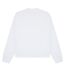 Unisex Adult Premium Combed Cotton Extended Neckline Boxy Oversized Sweatshirt White Casual Classics-2