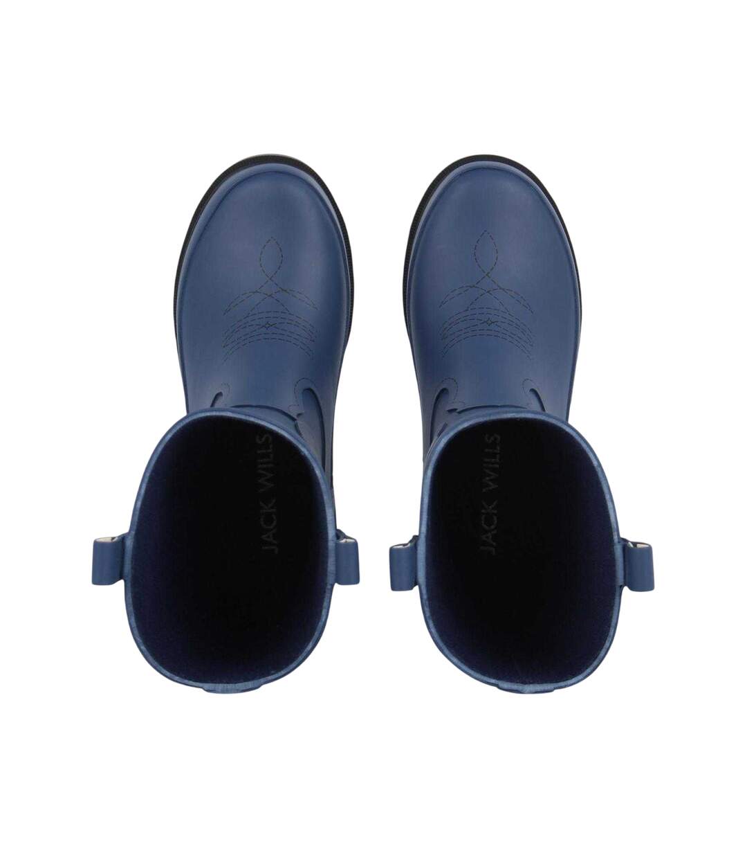 Childrens/kids Cowboy Boots Navy Jack Wills-3