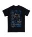 Unisex Adult Printed T-shirt Black Blue Star Wars The Mandalorian-2