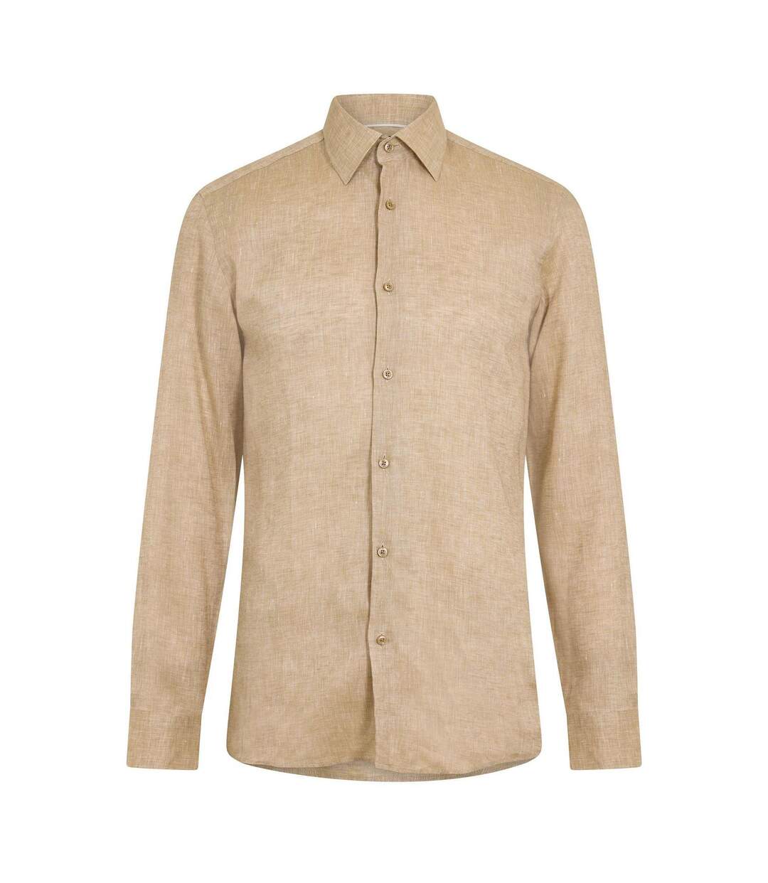 Chemise Habillée Manches Longues Homme Beige Clair Boss-1