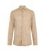 Chemise Habillée Manches Longues Homme Beige Clair Boss-1
