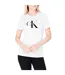 T-shirt Motif/style Logo Jeans Femme Blanc Vif Calvin Klein-1