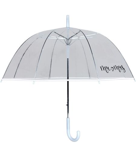X-Brella - Parapluie en dôme (Transparent / Blanc) (Taille unique) - UTUT1492