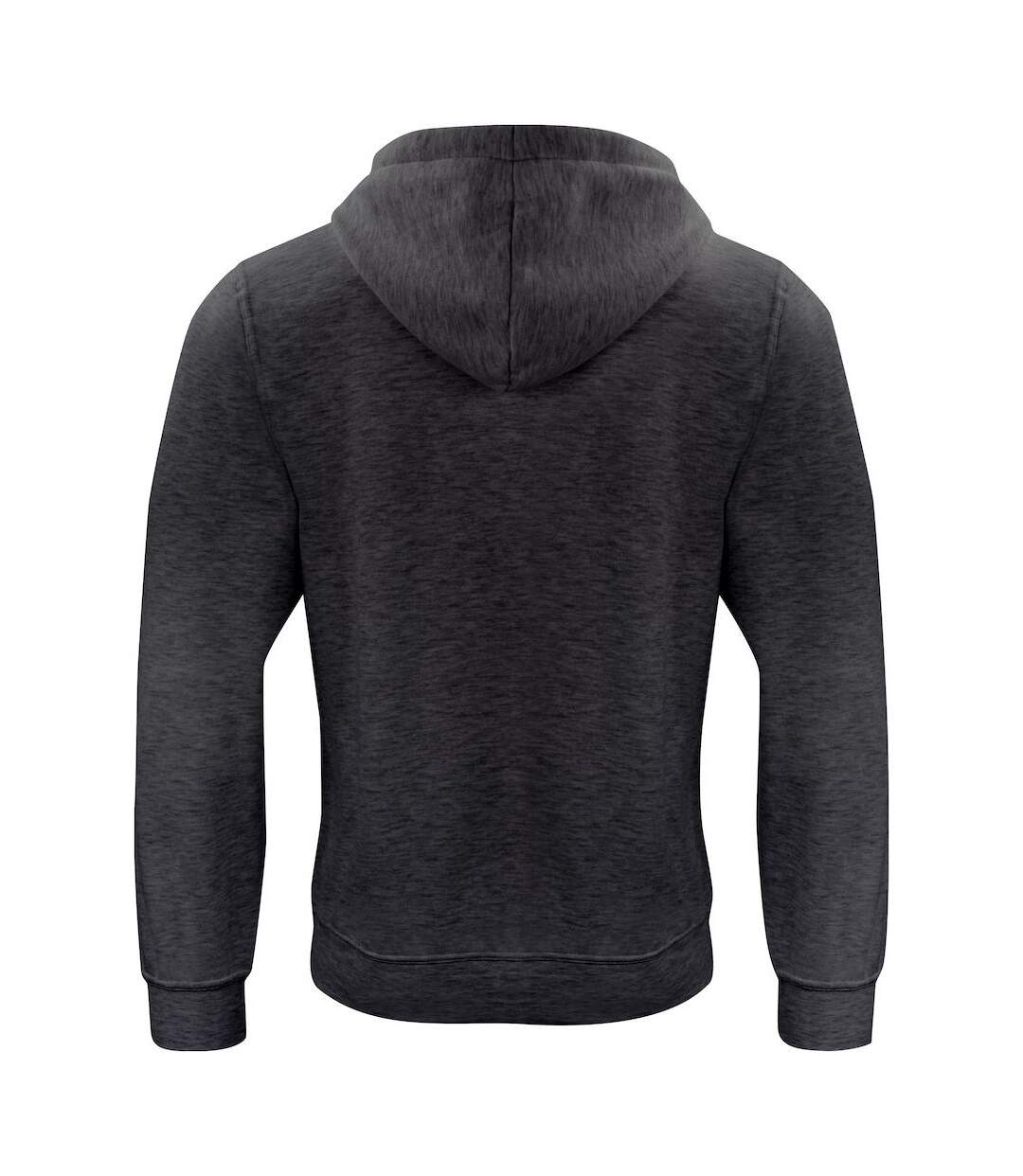 Sweat à capuche basic adulte anthracite chiné Clique