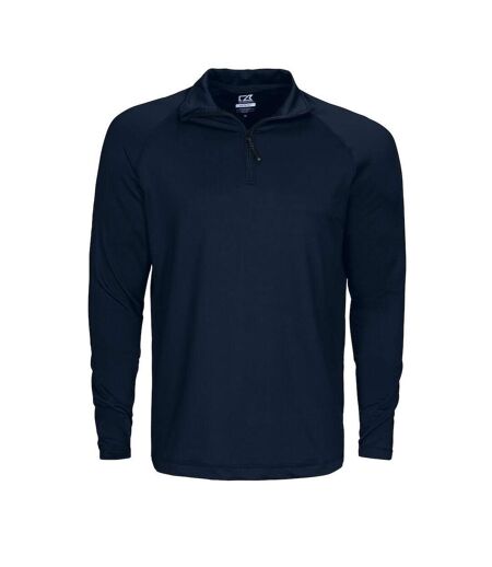 Mens coos bay half zip top dark navy Cutter & Buck