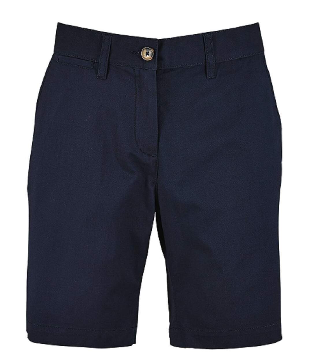 Bermuda chino - Femme - 02762 - bleu marine