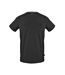 Mens Tonal Logo Jersey T-shirt Black Aquascutum-1