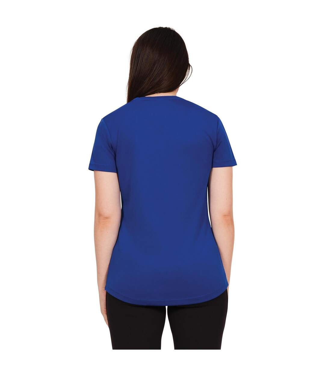 T-shirt original tech femme bleu roi Casual Classics-2