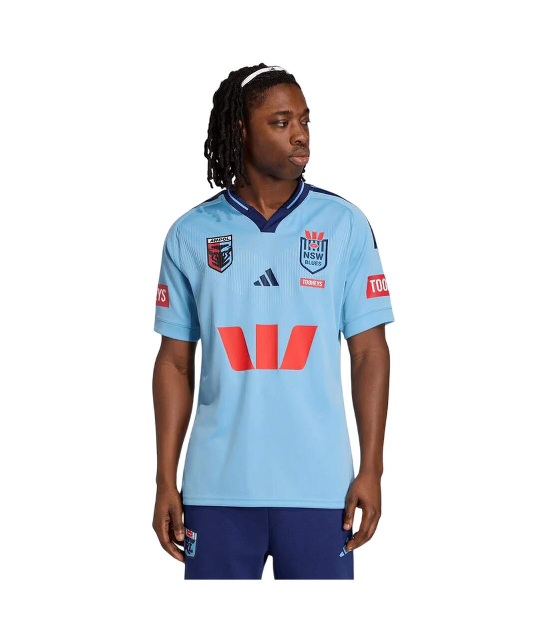 Mens 2025/2026 Nsw Blues Rugby Shirt Light Blue Adidas-1
