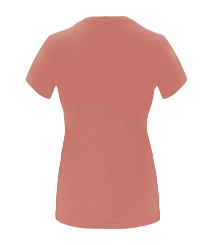 T-shirt capri femme orange argile Roly Roly