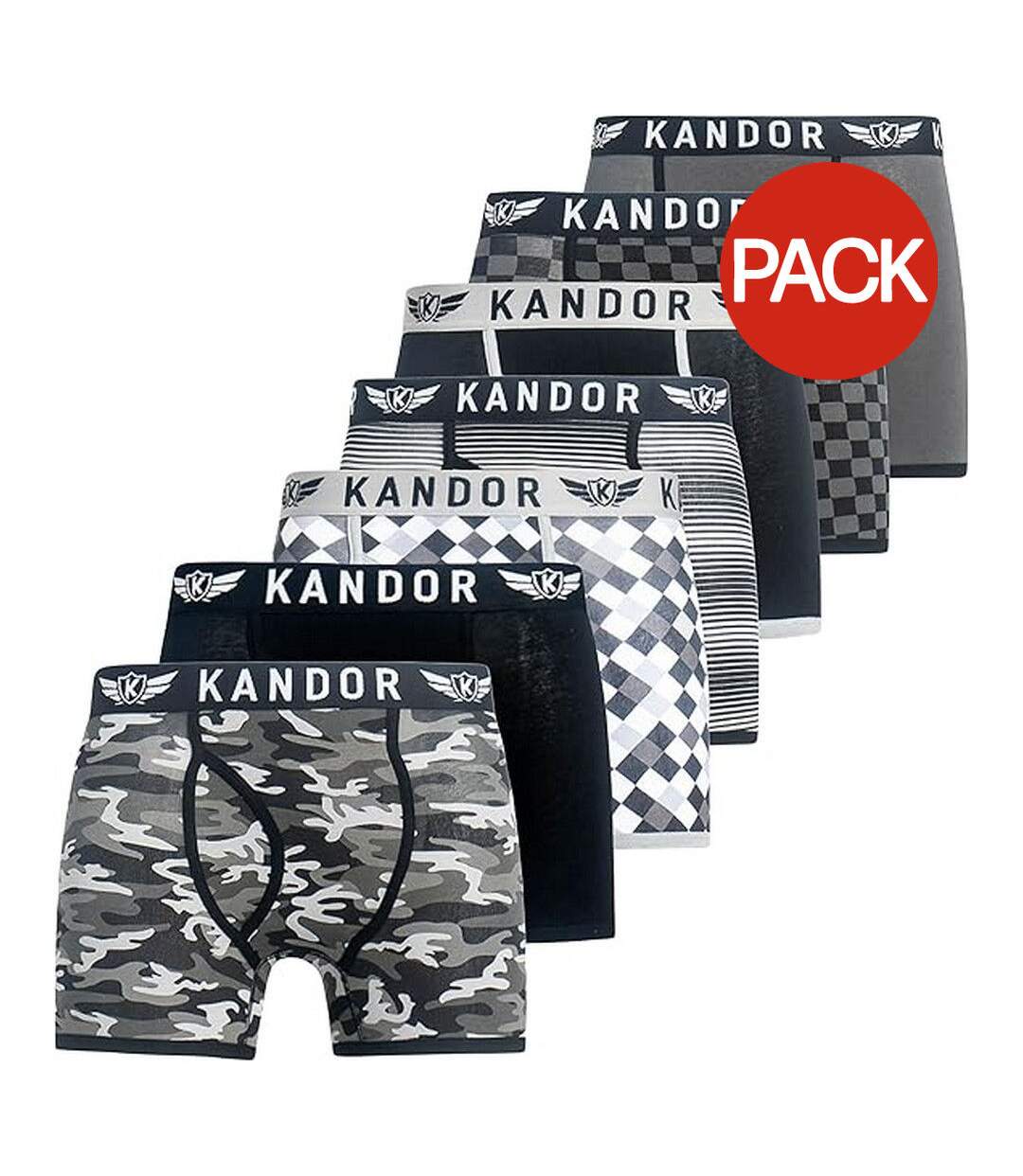 Boxers jeckers homme gris foncé Kandor-1