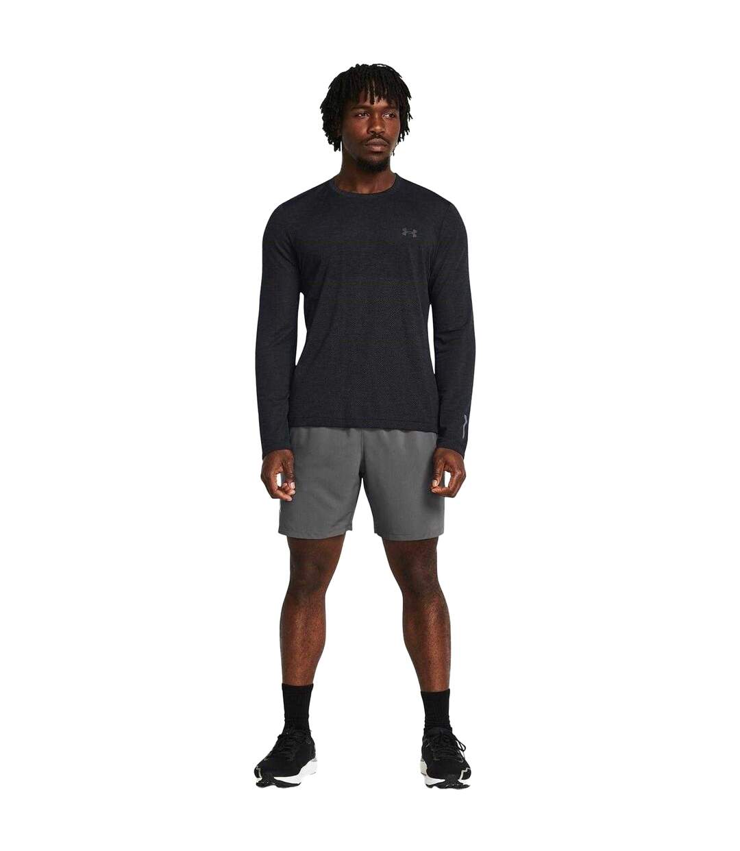 Short De Course Launch Homme Gris Under Armour-4