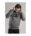 Sweat À Capuche Homme Gris Chiné Caterpillar-1