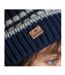 Womens/ladies National Trust Canina Striped Beanie Blue Navy Craghoppers-4