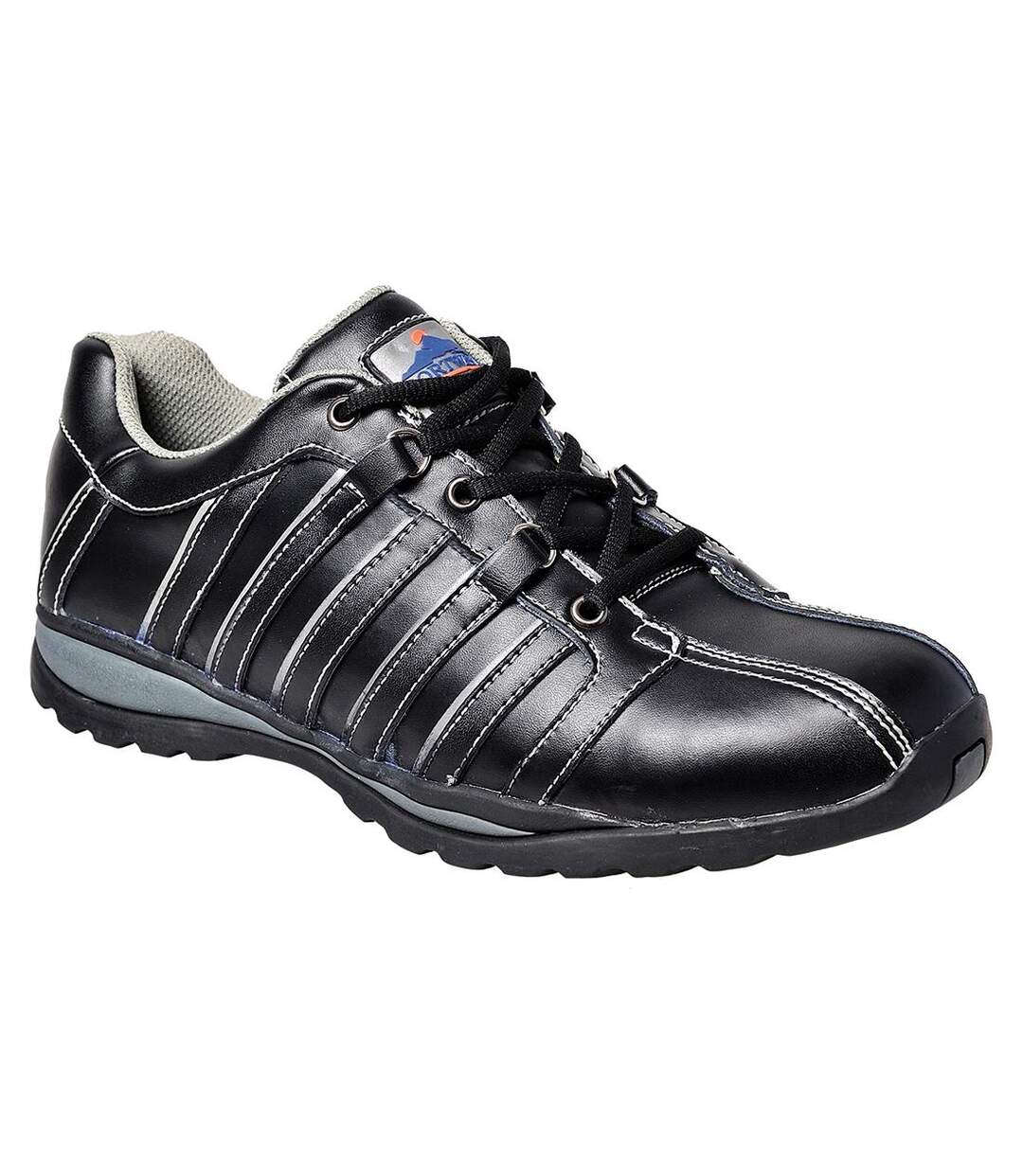 Unisex adult steelite arx leather safety trainers black Portwest-1