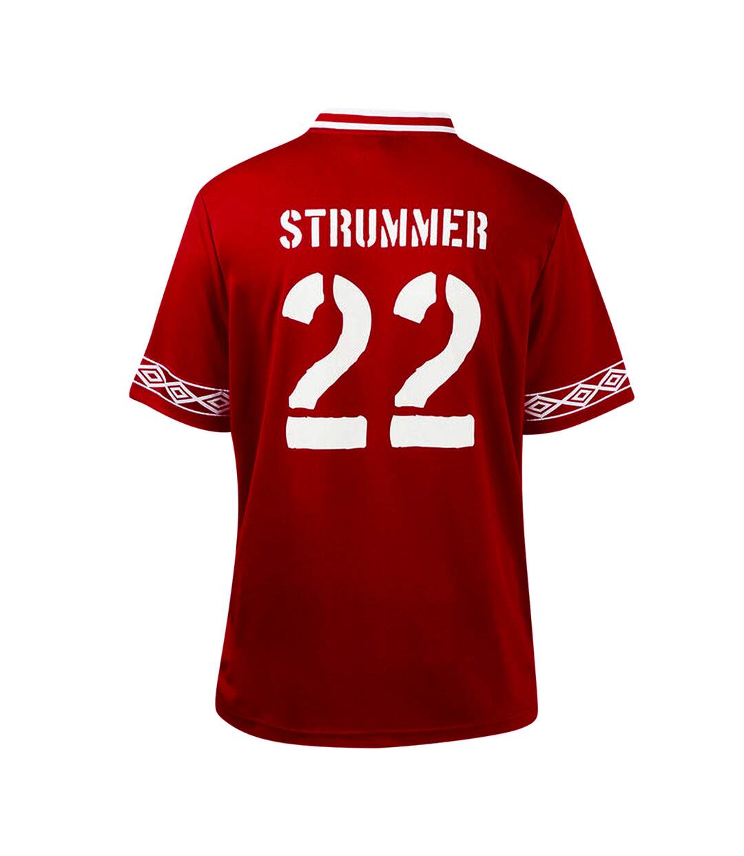 Joe Strummer Foundation Mens Umbro Jersey (Vermillion/White)