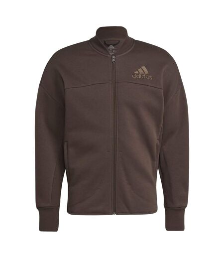 Haut de survêtement studio lounge homme marron Adidas