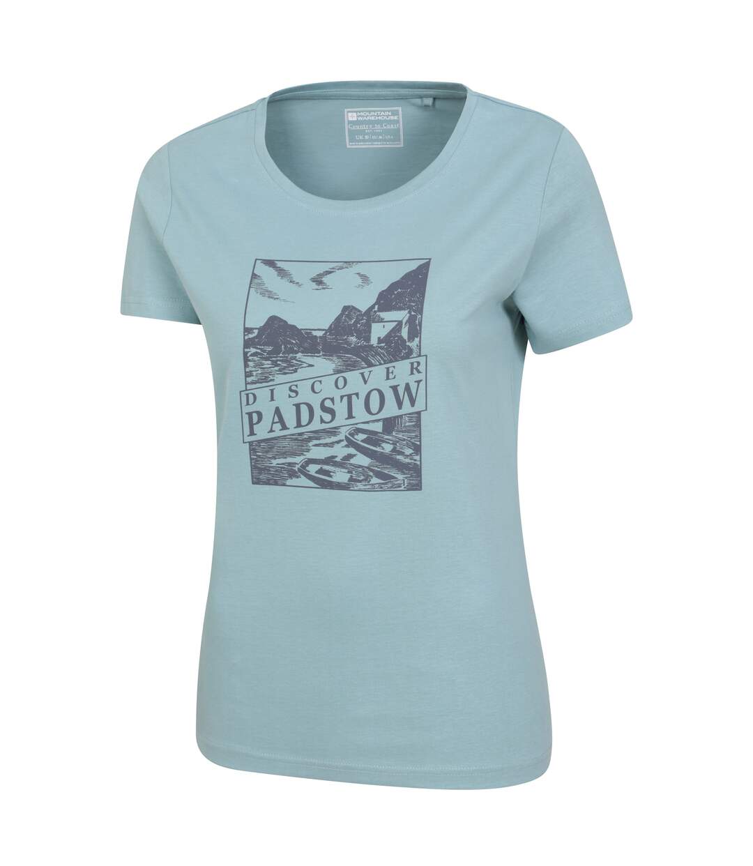 T-shirt discover padstow femme bleu Mountain Warehouse-4