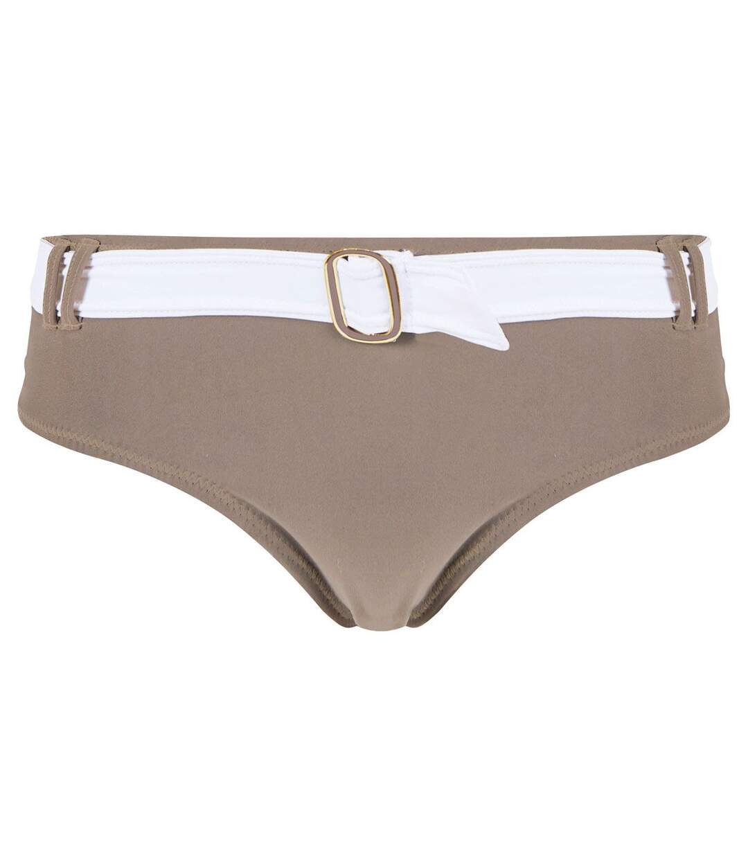 Shorty de bain taupe/ivoire Plage by Brigitte Bardot-1