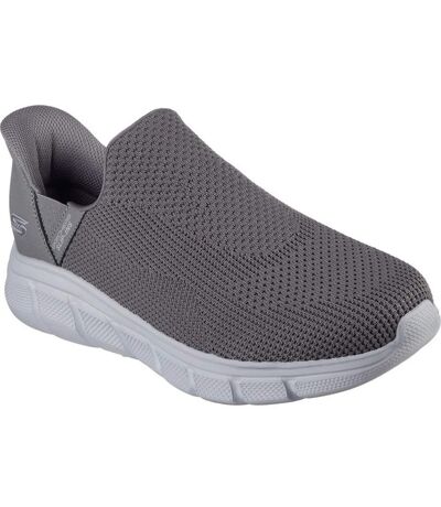 Mens bobs b flex resilient trainers grey Skechers