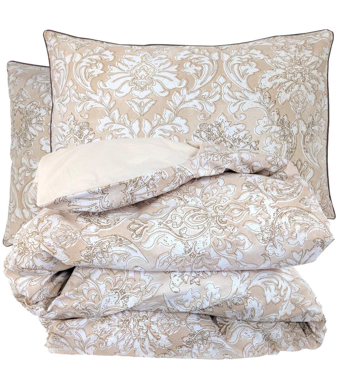 Parure de lit percale de coton collection PALAZZO Taie 50x70 cm-2