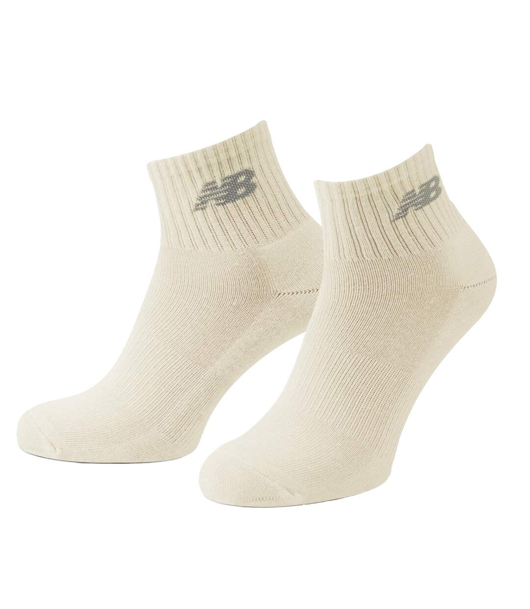 Pack Of 3  Unisex Adult Cotton Blend Ankle Socks  Neutral New Balance-4