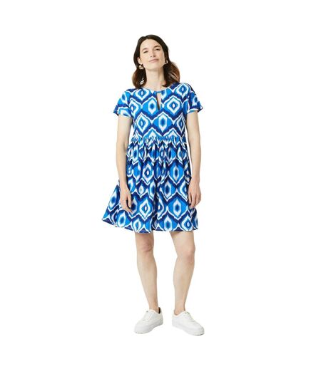 Maine Womens/Ladies Abstract Mini Dress (Blue) - UTDH6113