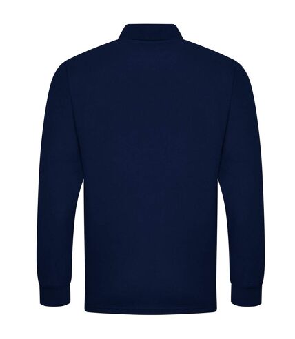 PRORTX Mens Long-Sleeved Polo Shirt (Navy) - UTRW7859