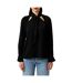 Womens/ladies Carmen Tie Neck Long-sleeved Blouse Blackout French Connection-3