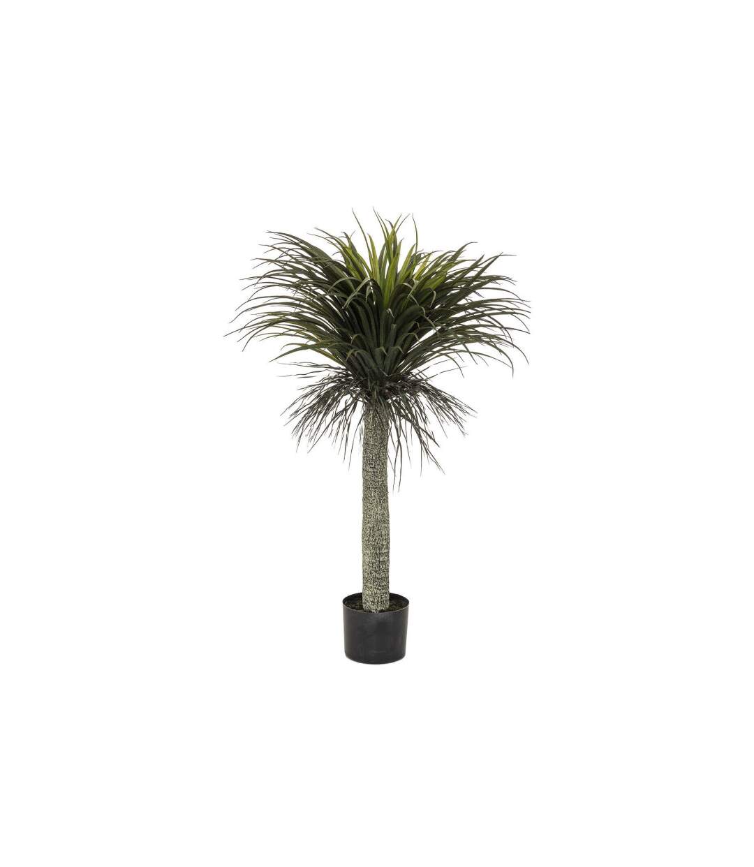 Plante Artificielle en Pot Yucca 150cm Vert & Noir-1