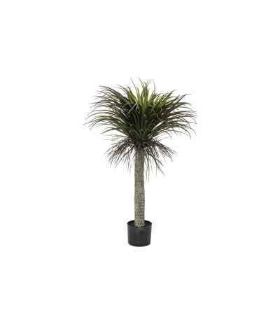 Plante Artificielle en Pot Yucca 150cm Vert & Noir