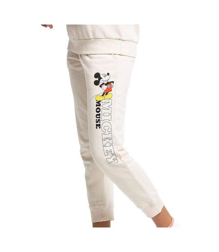 Jogging beige femme disney mouse hello