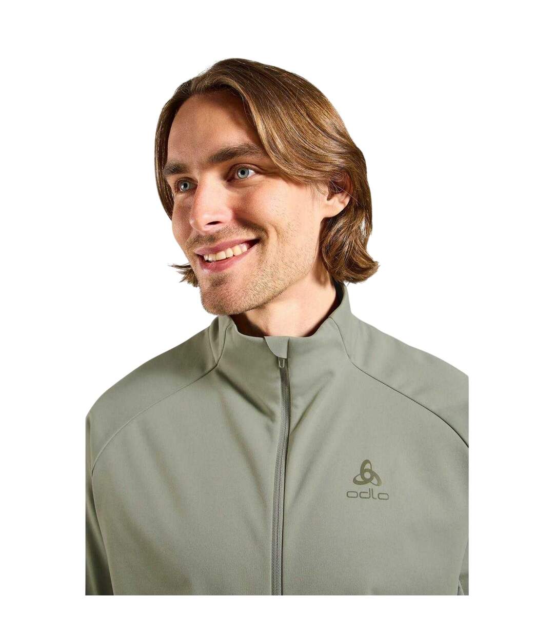 Veste Essentials Homme Beige Foncé Odlo-4