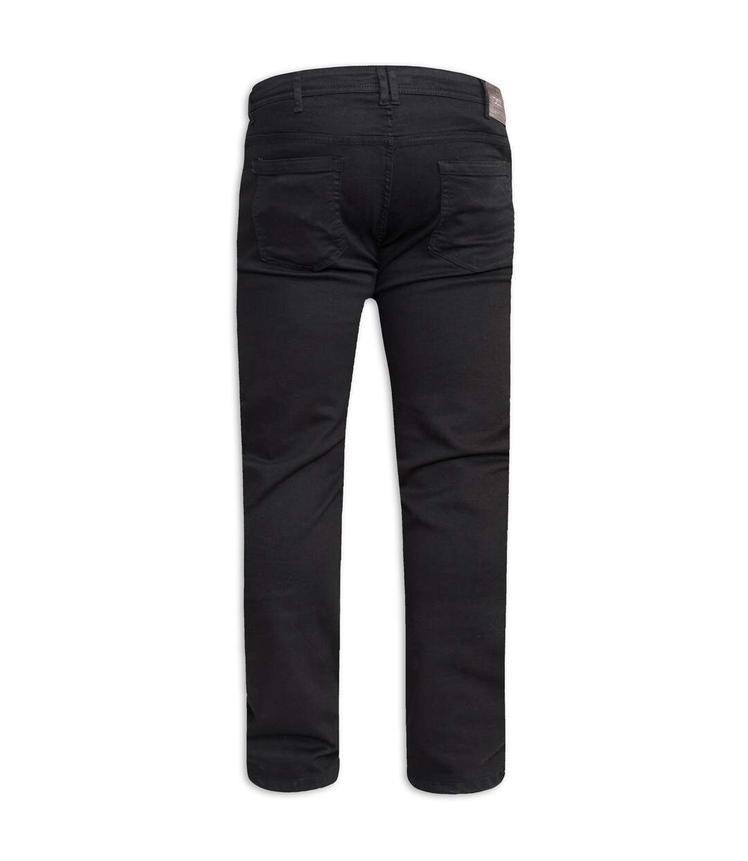 Mens D555 Claude Stretch Tapered Stretch Kingsize Jeans Black Duke-3