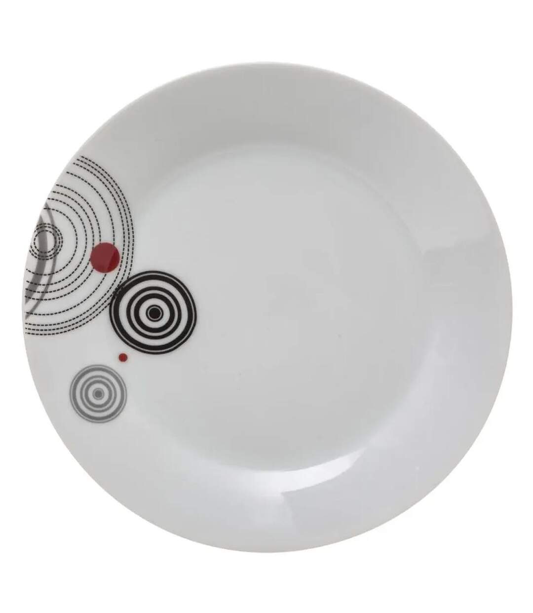 Lot de 6 Assiettes à Dessert Instant 19cm Blanc-1